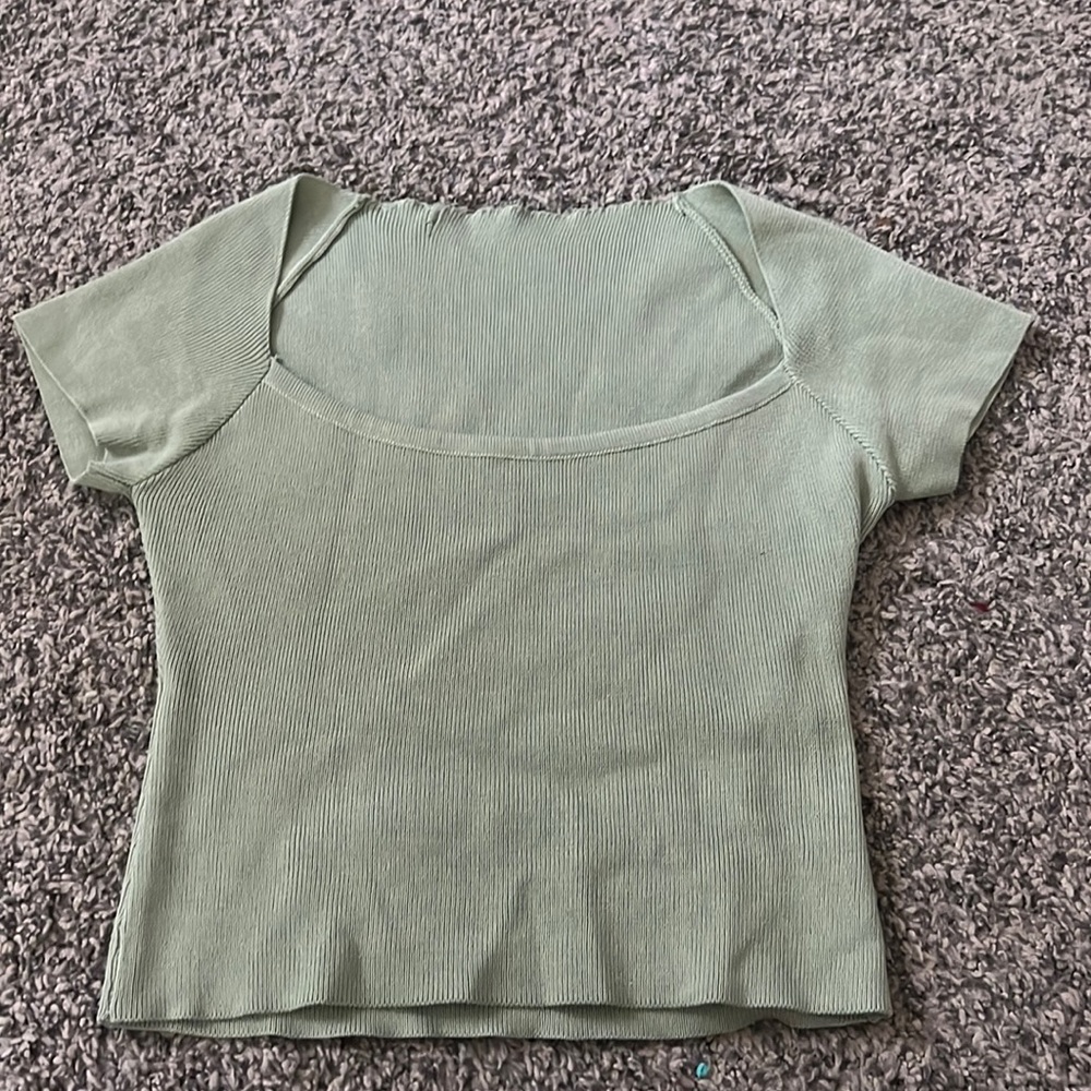 Sage green SHEIN top